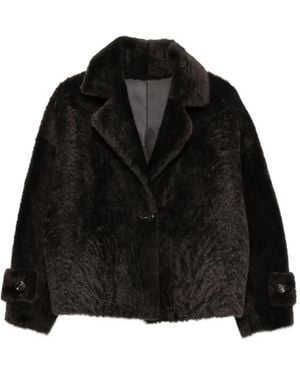 Manzoni 24 Long-Sleeve Button-Fastening Jacket - Black
