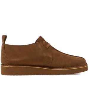 Clarks Deserttrek Suede Boots - Brown