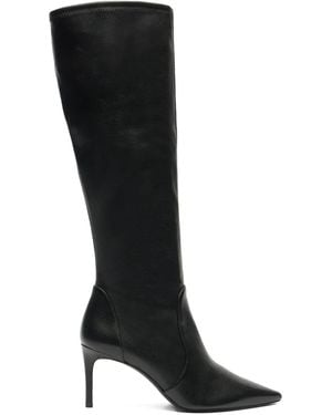 Stuart Weitzman Knee-High Pointed-Toe Boots - Black