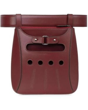 PERRIN Paris Cabbie Glove-Style Belt Bag - Purple