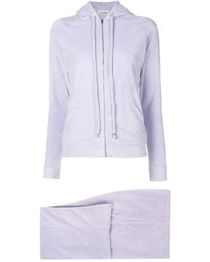 Amir Slama Tuta Sportiva Con Zip - Viola