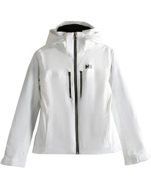 Helly Hansen Alphelia Hooded Zip Ski Jacket - ホワイト