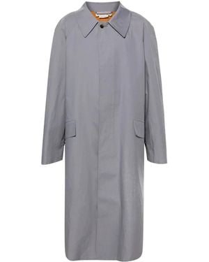 Marni Single-Breasted Maxi Coat - Grey