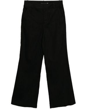 Alice + Olivia Pantalon Ample À Fines Rayures - Noir