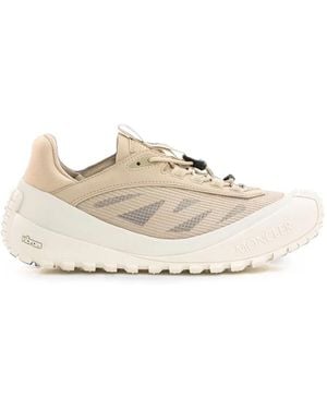 Moncler Trailgrip Lp Suede & Nubuck Sneakers - White