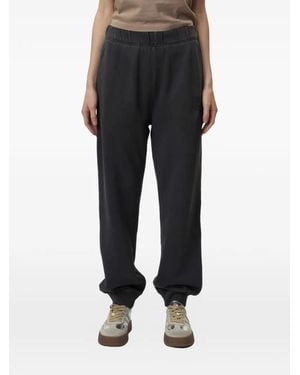 Calvin Klein Logo-Embroidered Track Trousers - Black