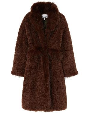 Ganni Coat - Brown