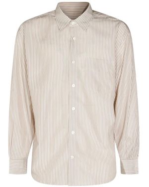 Altea Striped Long-Sleeve Shirt - White