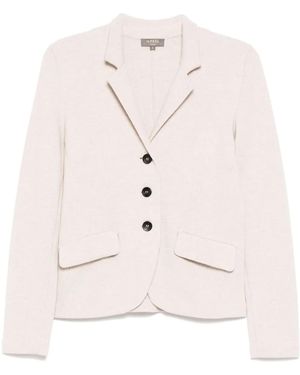 N.Peal Cashmere Utility Wollen Kasjmier Blazer - Naturel