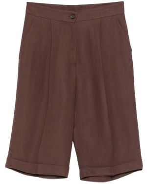 Antonelli Pleated Shorts - Purple