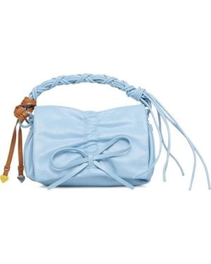 Desigual Geflochtene Handtasche Mit Schleife - Blau