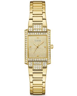 Guess Armbanduhr Mit Kristallen 23Mm - Mettallic