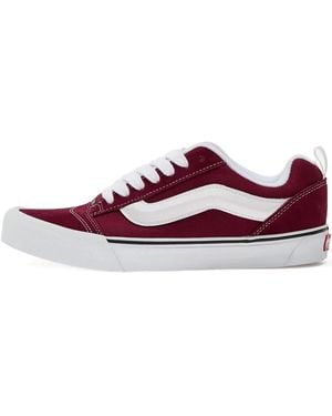 Vans Knu Skool Leather Trainers - Purple