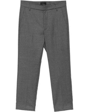 Dondup Straight-Leg Wool Pants - Gray