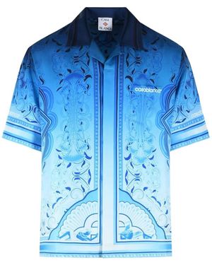 CASABLANCA Camisa Egyptian Rug - Azul