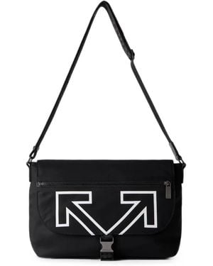 Off-White c/o Virgil Abloh Schultertasche Mit Pfeil-Print - Schwarz