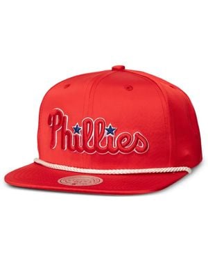Mitchell & Ness Mlb Satin Dreams Snapback Cap - Red