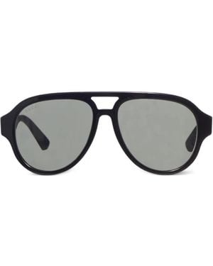 Gucci Pilot-Frame Sunglasses - Black