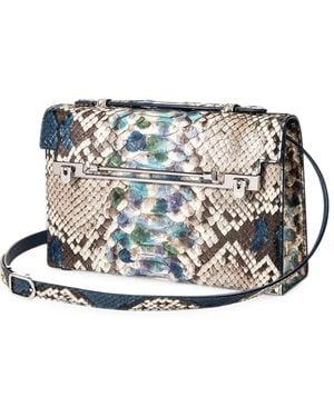 Kwanpen Snakeskin-Effect Tote Bag - White