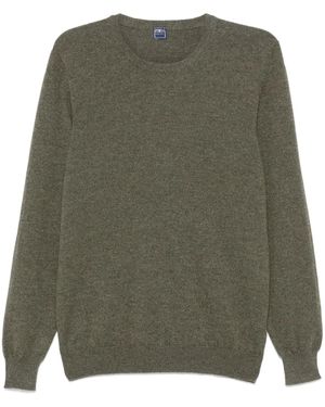 Fedeli Mélange-Effect Jumper - Green