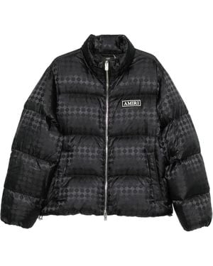 Amiri Ma Quad Jacquard Puffer Jacket - Black