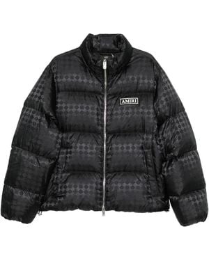 Amiri Ma Quad Jacquard Puffer Jacket - Black