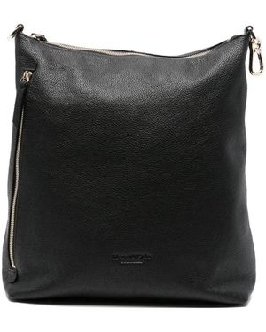 Marc O' Polo Haily Drawstring Leather Backpack - Black
