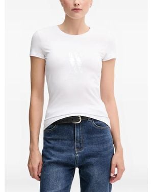 ARMANI EXCHANGE Logo-Print T-Shirt - White