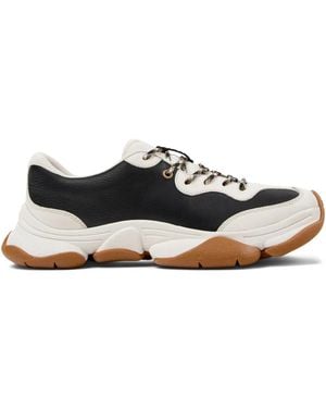 Camper Twins Leather Trainers - Black