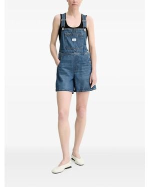 Levi's Patch Pocket Denim Shortalls - Blue