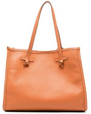 Gianni Chiarini Marcella Knot Detail Shoulder Bag - Orange