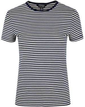 Ralph Lauren Striped Crew-Neck T-Shirt - Black