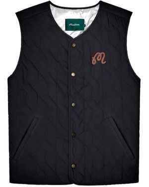 Malbon Golf Vincenzo Quilted Gilet - Black