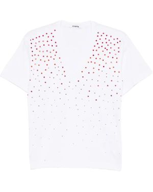 Vivetta V-Neck T-Shirt - White