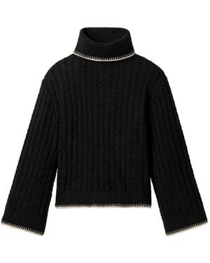 UGG Rylynn Cable-Knit Sweater - Black
