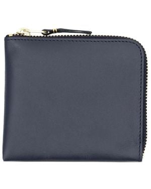 Comme des Garçons Zip Wallet - Blue