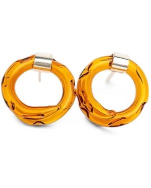 Salvárea Glass Earrings - Orange