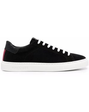 HIDE & JACK Panelled Lace-Up Trainers - Black
