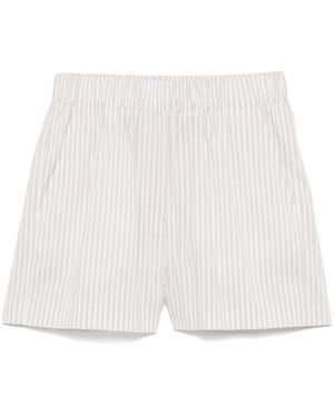 Manuel Ritz Striped Shorts - White