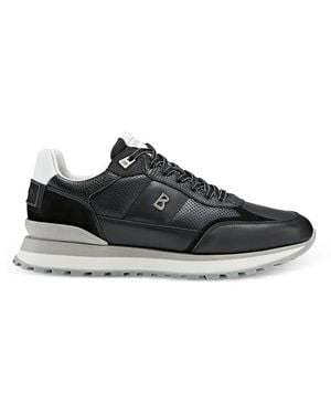 Bogner Newport Perforated Logo Sneakers - Black