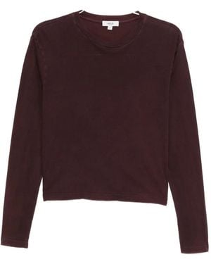 Agolde Camiseta De Algodón - Morado