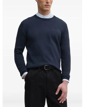 Karl Lagerfeld Maglione Girocollo Con Ricamo - Blu