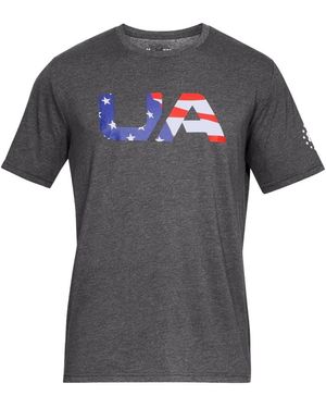 Under Armour Graphic-Print T-Shirt - Grey