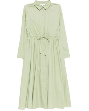 To b. by agnès b. Drawstring Shirt Dress - Green