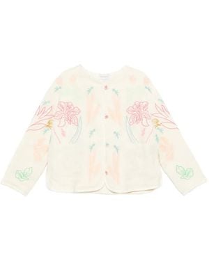 forte_forte Tweed Wool Jacket - White