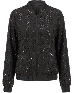 Nissa Giacca Con Paillettes - Nero