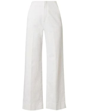 Scanlan Theodore Cropped Wide-Leg Jeans - White