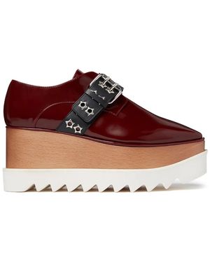 Stella McCartney Elyse Buckle-Fastening Court Shoes - Red