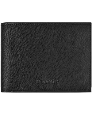 Doucal's Palmellato Leather Wallet - Black