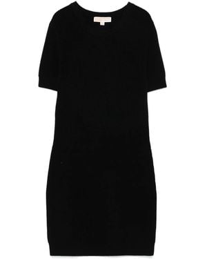 Michael Kors Merino Ss Shaker Mini Dress - Black